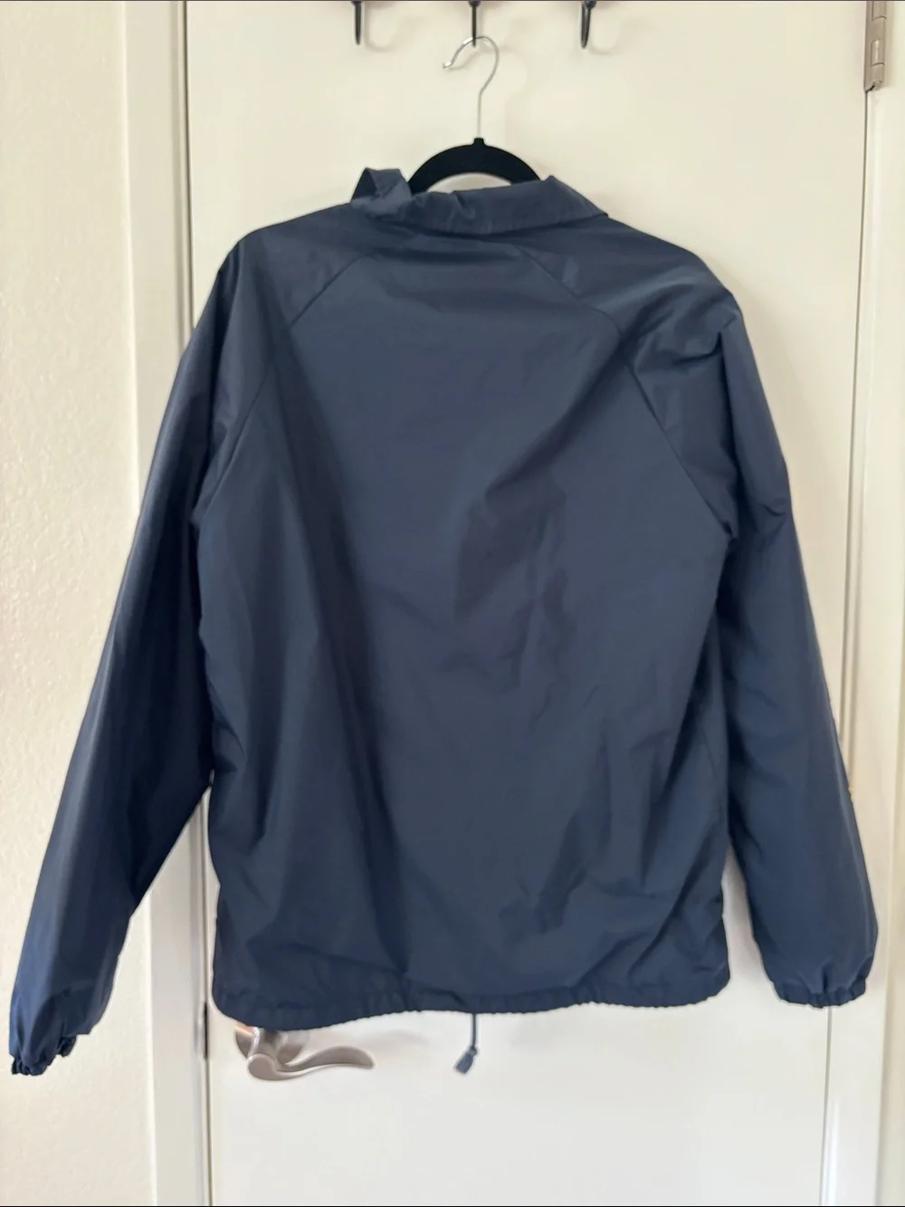 Vans Navy Windbreaker Jacket with Sleeve Graphics